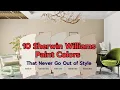 10 Sherwin Williams Paint Colors That Never Go Out of Style