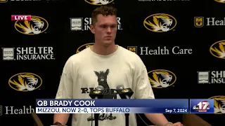 Mizzou tops Buffalo at home on Faurot Field; postgame news conference with Eli Drinkwitz