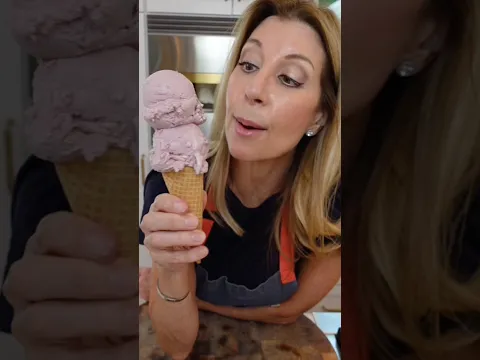 Homemade BlackBerry  Ice Cream