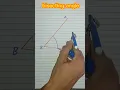 bisecting angle using compass
