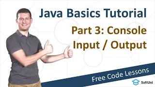 Java Basics Tutorial - Console Input Output