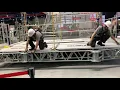 Assembly of QuikDeck - the suspended access system