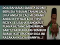 Download Lagu Ruqyah Mendatangkan Rezeki dan Pertolongan Allah dalam Sekejap dengan Ismul 'Adzom