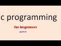 c programming tutorial part-4 COMMENTS