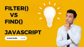 filter vs find method in javascript
