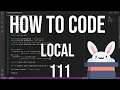 how to code racket 111 - local