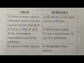 Difference Between Linux And Windows -Class Series