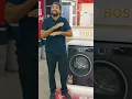 Bosch heat pump dryer features AutoDry sensor bed linen program reversible drum