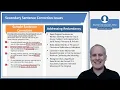Sentence Correction Secondary Issues Executive Assessment Course for MBA Program Applications