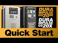DURApulse GS20 X VFD Quick Start from AutomationDirect
