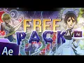 BIGGEST FREE After Effects AMV Editing Pack 8 8k Subs Special