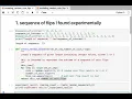 match a sequence of coin flips using Python