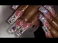 Bling French Tip Nails TUTORIAL No Polish
