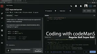 Codewars 8 kyu Regular Ball Super Ball Javascript