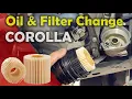 Toyota Corolla Engine Oil Filter Replacement Guide DIY Method to Change the Engine Oil Filter
