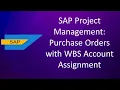 How to Create a Purchase order with the WBS Element