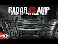 Which Is The Best Budget All Terrain Tire Radar vs AMP