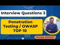 Application Security Penetration Testing Interview Questions