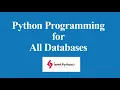Python Programming for Database Python Database Connection