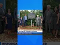 Lt Governor Unveils Historical Marker in Union