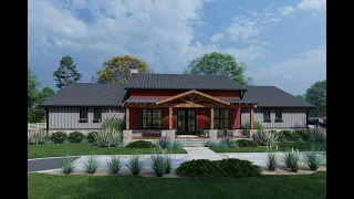 Dos Riatas Ranch Barndominium House Plan 2486 Phased Construction