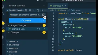 GitHub Copilot Generate AI Commit Messages