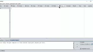 Dr Java Menu