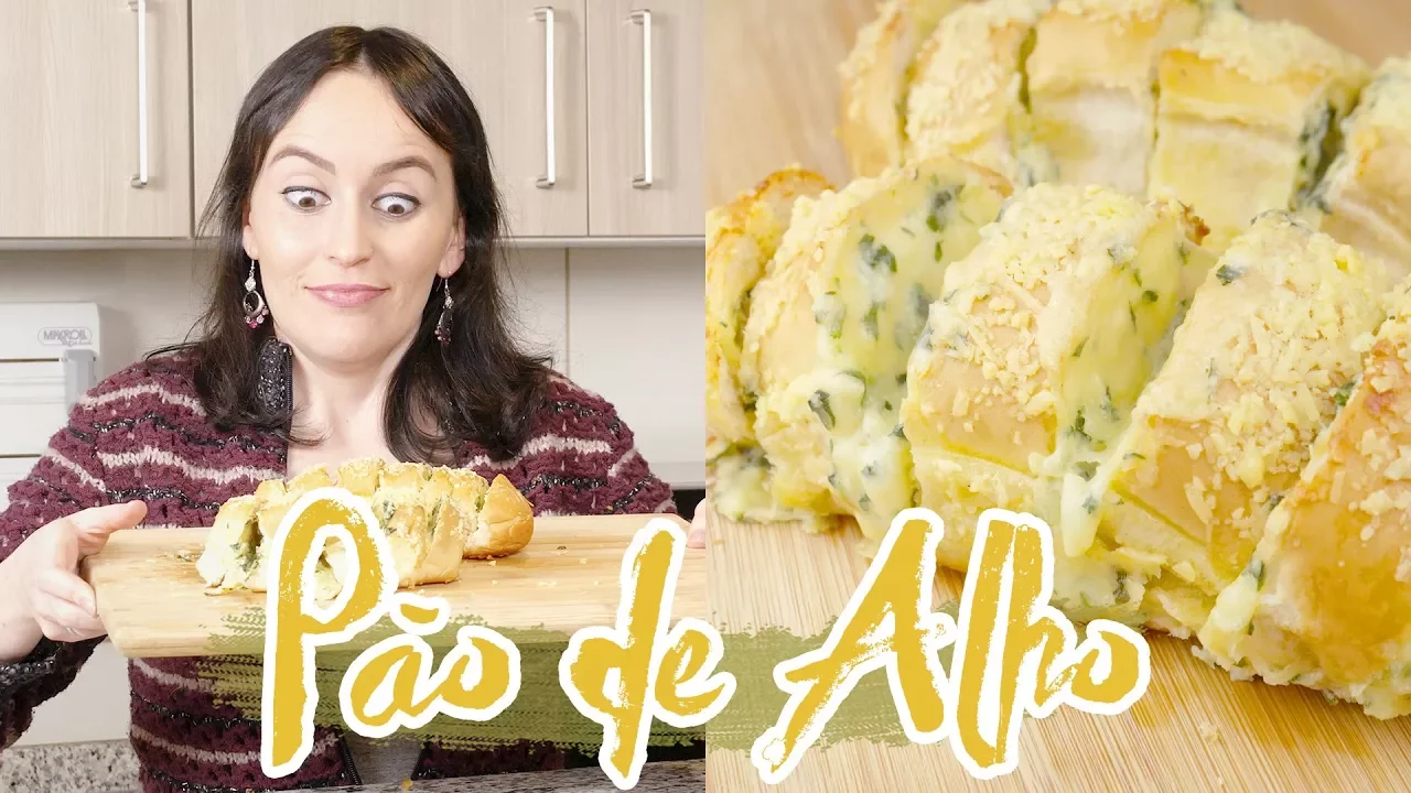 Pão de Alho com Queijo na AirFryer - Fritadeira Sem Óleo