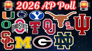 Predicting the College Football AP Top 25 Preseason Poll 2026