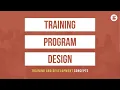 Training Program Design