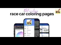 DoFunApp race car coloring pages