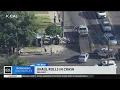 1 person hospitalized after a violent crash in Van Nuys