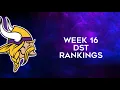 Top 12 Rankings Week 16 Fantasy Football