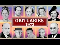 Famous Faces Who Passed Away in 1972 Part 02 OBITUARIES TV