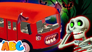 Spooky Scary Wheels on the bus | Halloween Songs For Kids