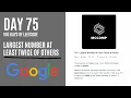 GOOGLE INTERVIEW QUESTION Largest Number At Least Twice of Others LeetCode problem 747