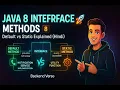 Java 8 Interface Default vs Static Methods Explained Easy Tutorial with Examples