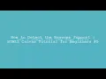 How to Detect the Browser Support HTML5 Canvas Tutorial for Beginners