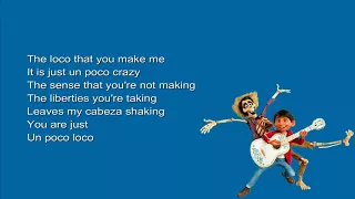 Anthony Gonzalez Gael García Bernal Un Poco Loco Lyrics From The Movie Coco 