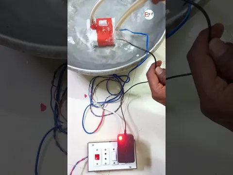 पानी टंकी भरी मोटर अपने से बंद water level controller #electricguruji #tankiwaterlevelcontroller