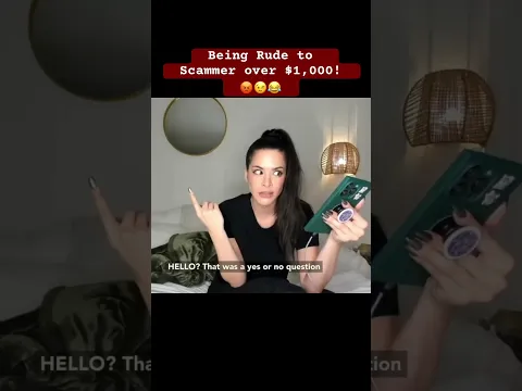 Being Rude to Scammer over $1,000! 😡😉😂 #irlrosie