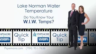 Lake Norman Water Temperature