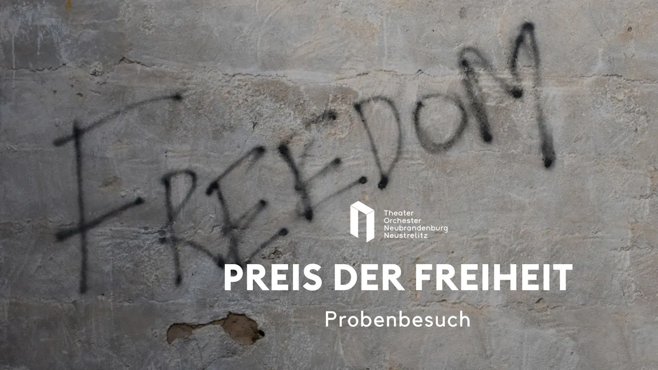 Probenbesuch bei der Theaterproduktion „Preis der Freiheit“ von der  Theater und Orchester GmbH Neubrandenburg / Neustrelitz