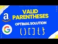 How I Solve Valid Parentheses LeetCode 20 Study Guide Tips for Interview