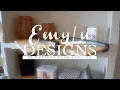 8 DIY Pottery Barn Floating Shelves Tutorial