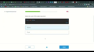 33 Al generated practice Python Developer Sololearn