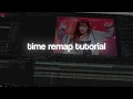 in-depth time remap tutorial after effects
