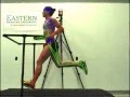 Slow motion running - side view