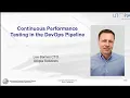 Continuous Performance Testing in the DevOps Pipeline