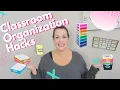 Classroom Organization Ideas for Elementary Teachers